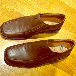 Clark brown dress shoes